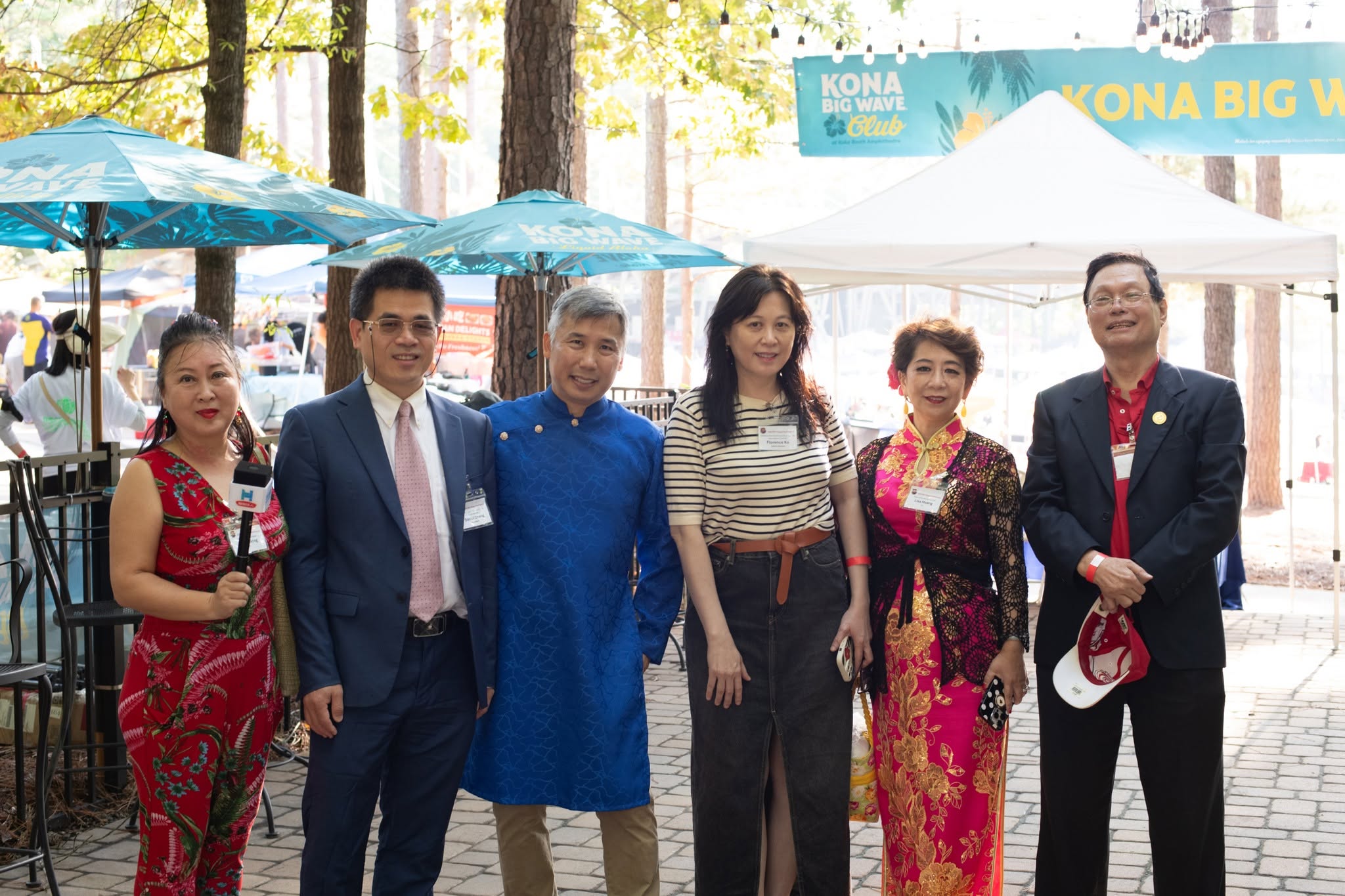 Asian Focus board members and community leaders gathered together at Asia Fest